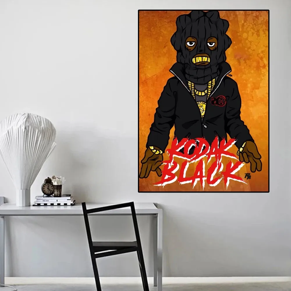 Hot Rapper KODAK BLACK Poster Canvas HD Print Personalized Wall Art Custom Painting 6 - Kodak Black Shop